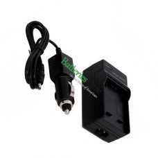 Replacement Charger for Sony NP-FH50 with-Car-Charging-Cable NP-FP50 Replacement Charger for Sony NP-FH50 with-Car-Charging-Cable NP-FP50