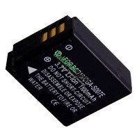 Battery Replacement for Panasonic DMC-TZ1EG-K DMC-TZ1EG-S Lumix-DMC-TZ1EG-A 1100mAh